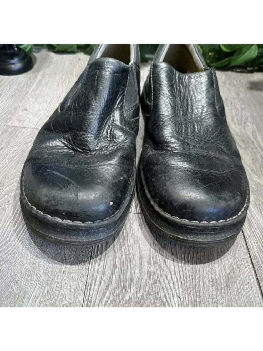 Dr. Martens Orson AW004 Black  Leather Slip On Shoes Round Toe Men’s 13